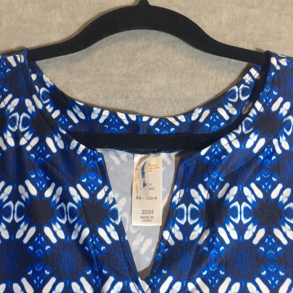 SWIMSUITS FOR All - Quick Dry Swimsuit Cover Up/Jean Top Abstract Sunburst - Picture 3 of 16